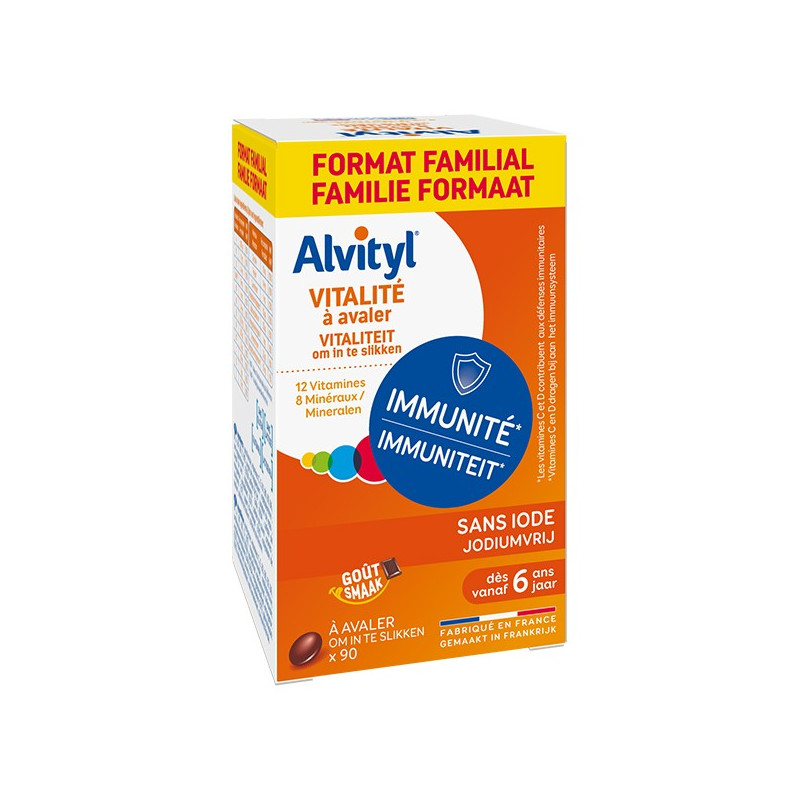 Alvityl Vitalité comprimés - Vitamines dès 6 ans - Immunité