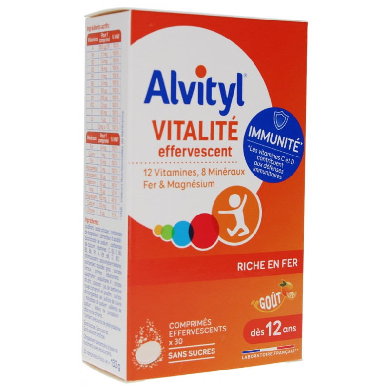 Alvityl - Gommes Vitalité - 10 vitamines