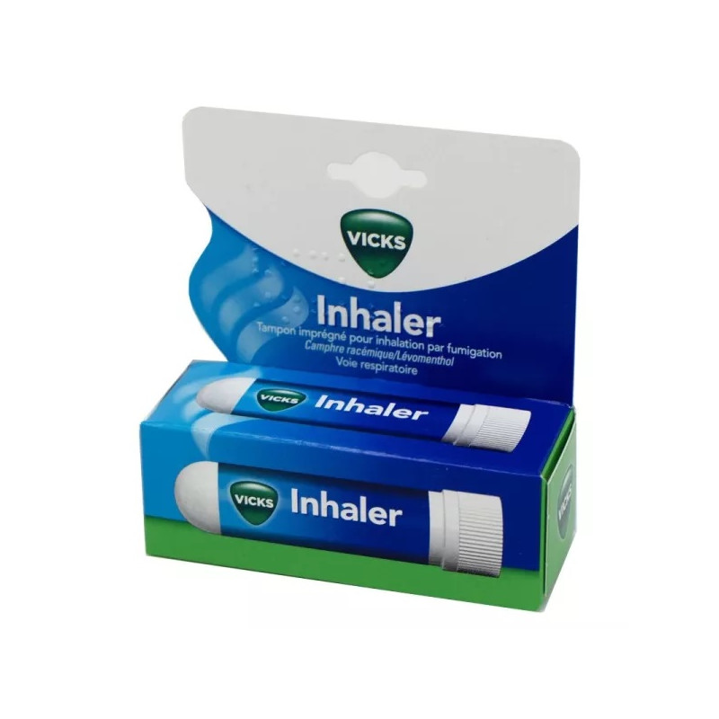 Vicks Inhaler, tampon imprégné pour inhalation - 1 tube