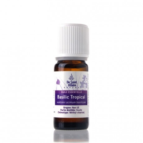 DE SAINT HILAIRE Huile Essentielle de Basilic Tropical Bio 10ml