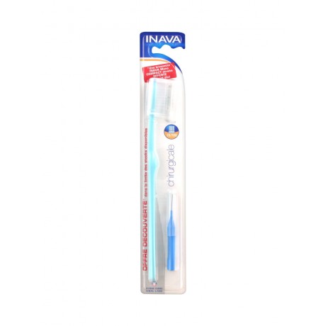 Inava Brosse à Dents Chirurgicale 15/100 + 1 Brossette Mono Compact Offerte