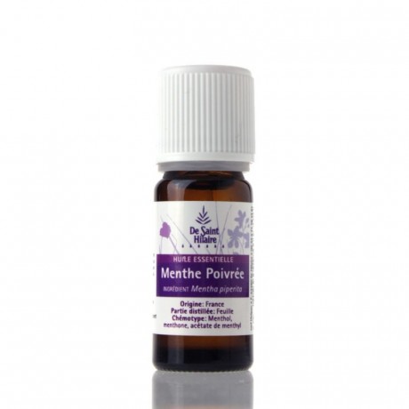 DE SAINT HILAIRE Huile Essentielle de Menthe Poivrée Bio 10ml DE SAINT HILAIRE Huile Essentielle de Menthe Poivrée Bio 10ml