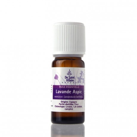 DE SAINT HILAIRE Huile Essentielle de Lavande Aspic BIO 10ml DE SAINT HILAIRE Huile Essentielle de Lavande Aspic BIO 10ml