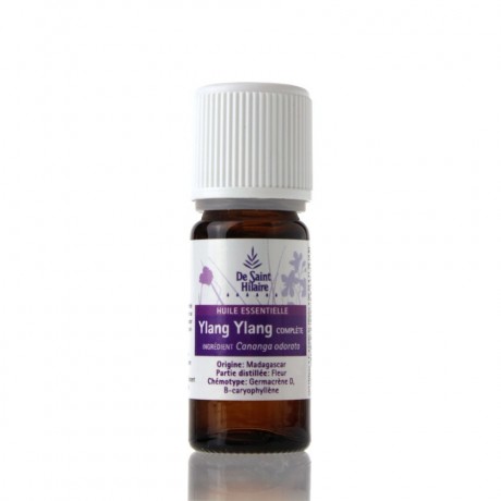 DE SAINT HILAIRE Huile Essentielle d'YLANG YLANG Bio 10ml DE SAINT HILAIRE Huile Essentielle d'YLANG YLANG Bio 10ml