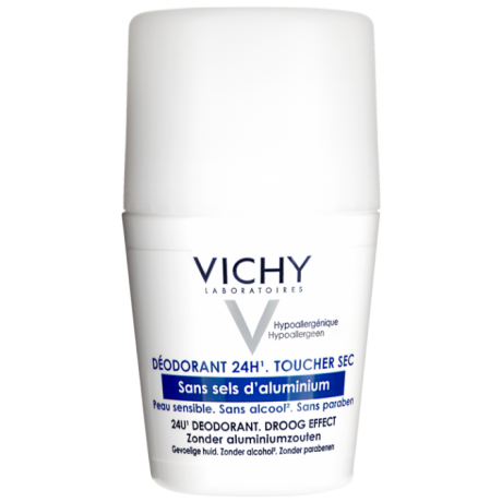 VICHY - Déodorant 24h - Toucher sec - Sans sels d'aluminium, 50ml