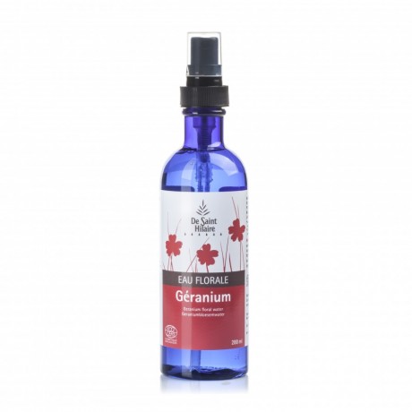 DE SAINT HILAIRE EAU FLORALE DE GERANIUM BIOLOGIQUE bio 200ml DE SAINT HILAIRE EAU FLORALE DE GERANIUM BIOLOGIQUE bio 200ml