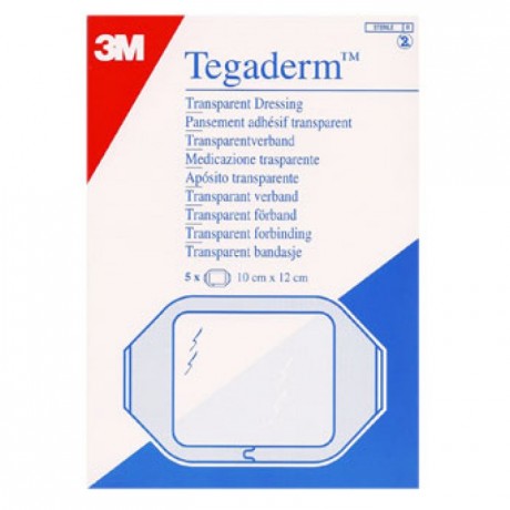 3M TEGADERM 5 PANSEMENTS ADHESIFS TRANSPARENTS 10CM X 12CM