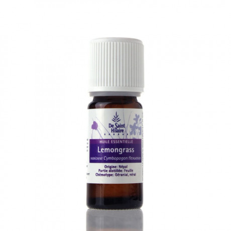DE SAINT HILAIRE Huile Essentielle de LEMONGRASS bio 10ml DE SAINT HILAIRE Huile Essentielle de LEMONGRASS bio 10ml