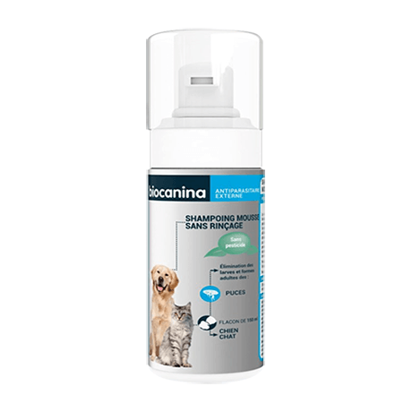 BIOCANINA Shampooing-mousse Sans Rinçage 150ml