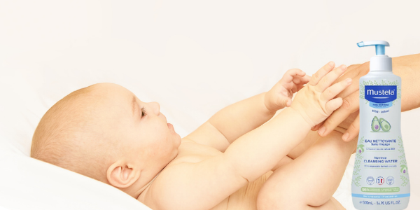 eau nettoyante pour bébé MUSTELA